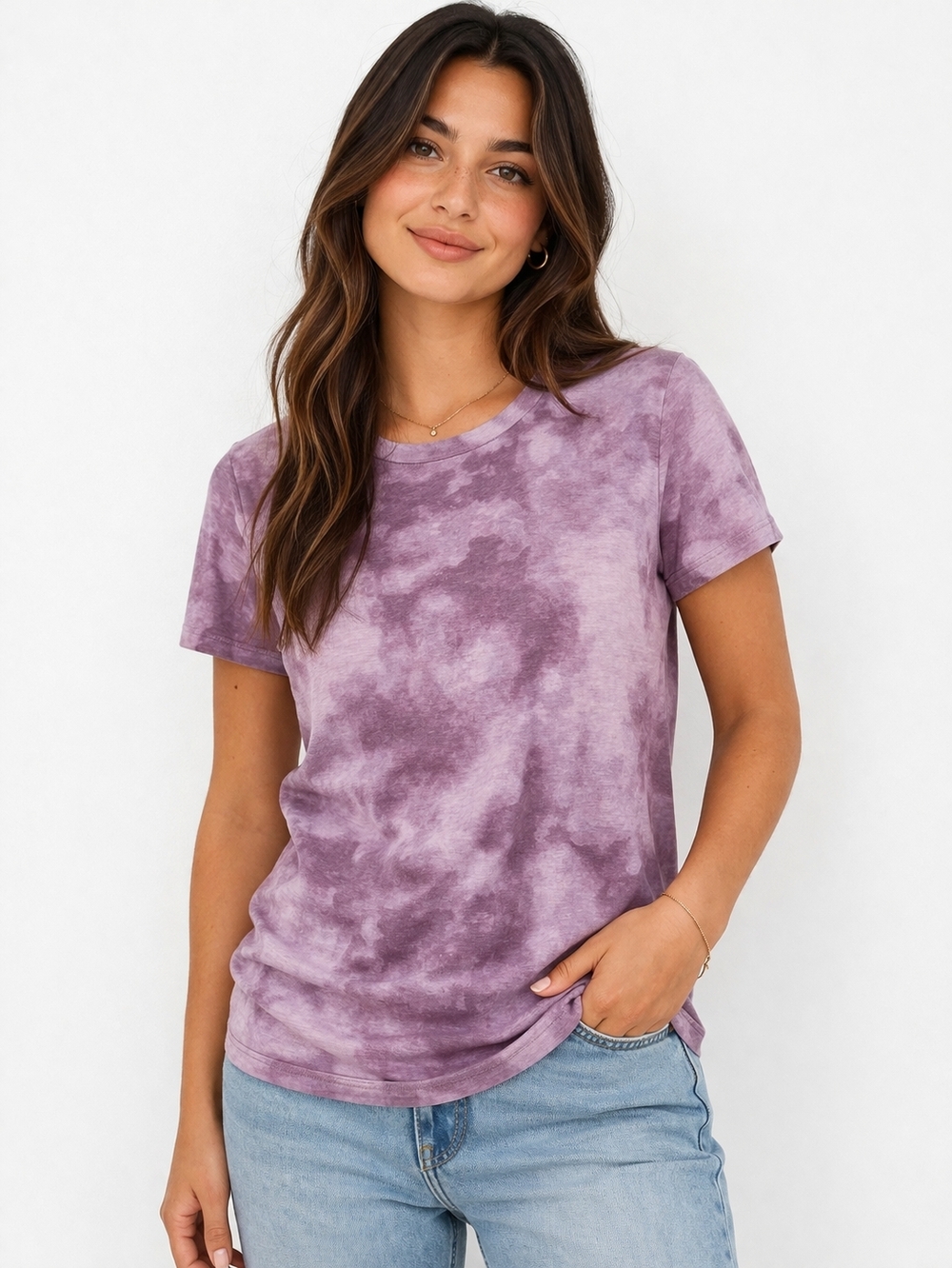 NWT dip® Women’s Short Sleeve Tie-Dye Tee Size X-Large